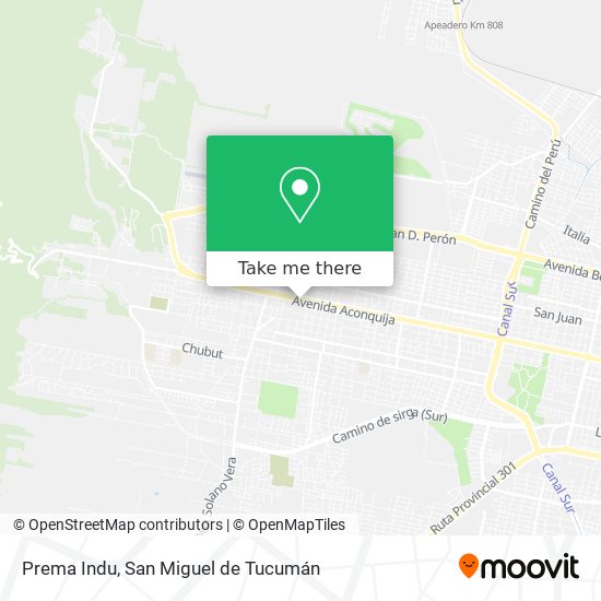 Prema Indu map