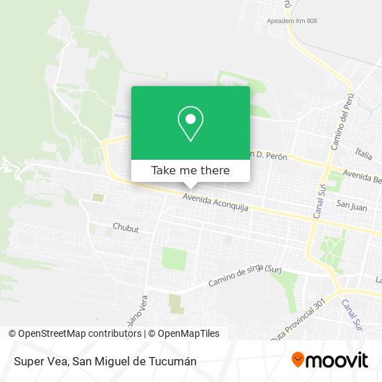 Super Vea map
