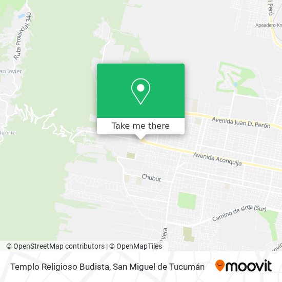 Templo Religioso Budista map