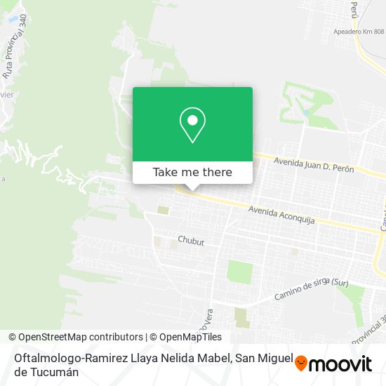 Mapa de Oftalmologo-Ramirez Llaya Nelida Mabel