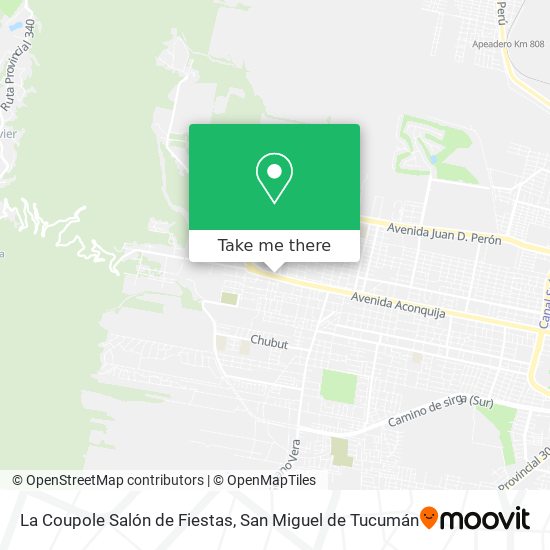La Coupole Salón de Fiestas map