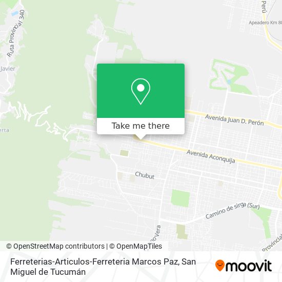 Mapa de Ferreterias-Articulos-Ferreteria Marcos Paz