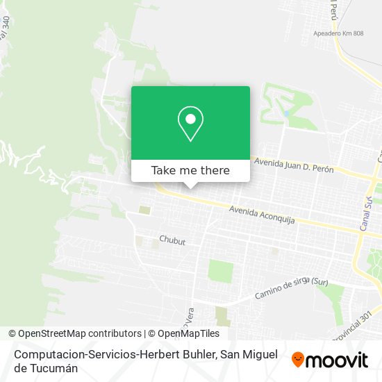 Mapa de Computacion-Servicios-Herbert Buhler