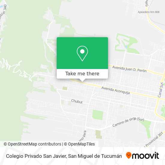 Colegio Privado San Javier map