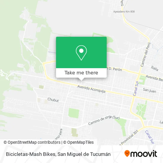 Mapa de Bicicletas-Mash Bikes