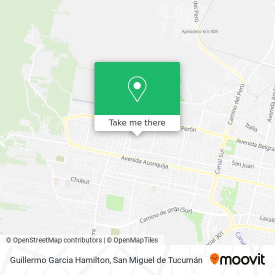 Mapa de Guillermo Garcia Hamilton