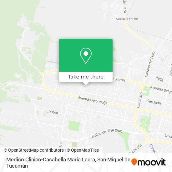 Medico Clinico-Casabella Maria Laura map