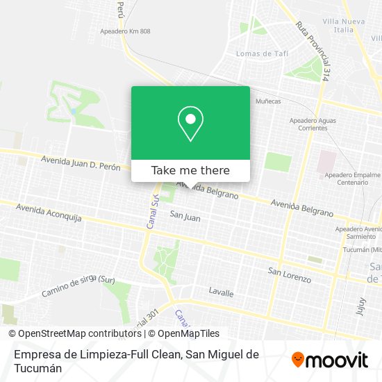 Empresa de Limpieza-Full Clean map