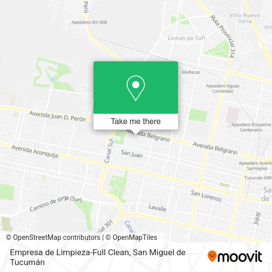 Empresa de Limpieza-Full Clean map