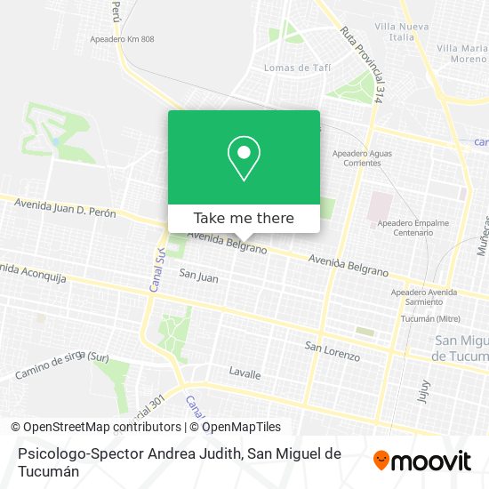 Mapa de Psicologo-Spector Andrea Judith