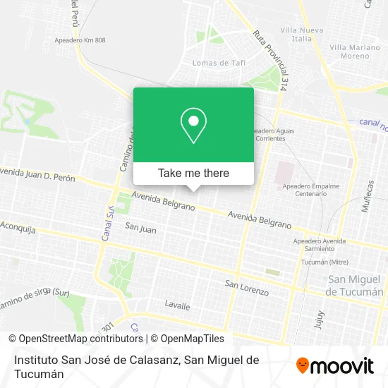 Instituto San José de Calasanz map
