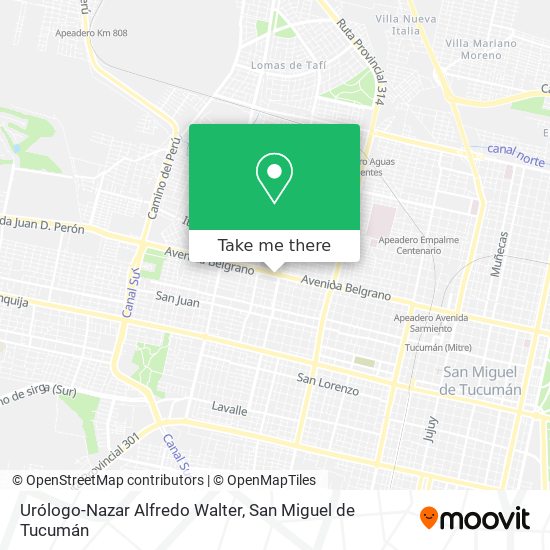 Urólogo-Nazar Alfredo Walter map