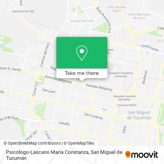 Psicologo-Lascano Maria Constanza map