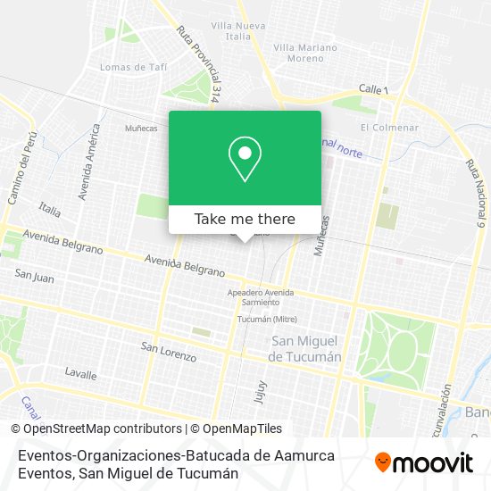Eventos-Organizaciones-Batucada de Aamurca Eventos map