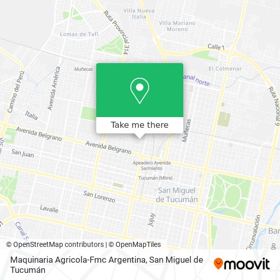 Mapa de Maquinaria Agricola-Fmc Argentina