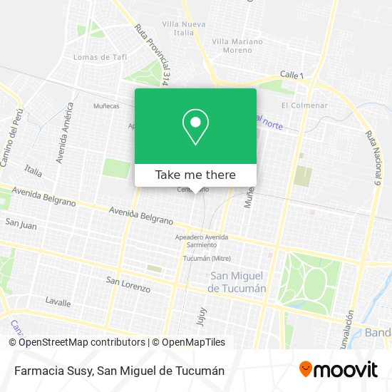 Farmacia Susy map