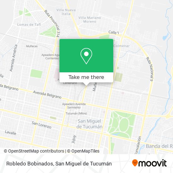 Mapa de Robledo Bobinados