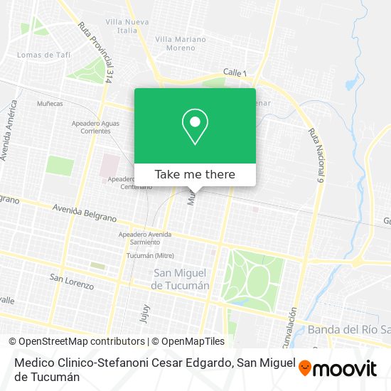 Medico Clinico-Stefanoni Cesar Edgardo map