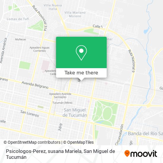 Mapa de Psicologos-Perez, susana Mariela