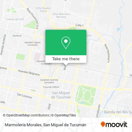 Mapa de Marmoleria Morales