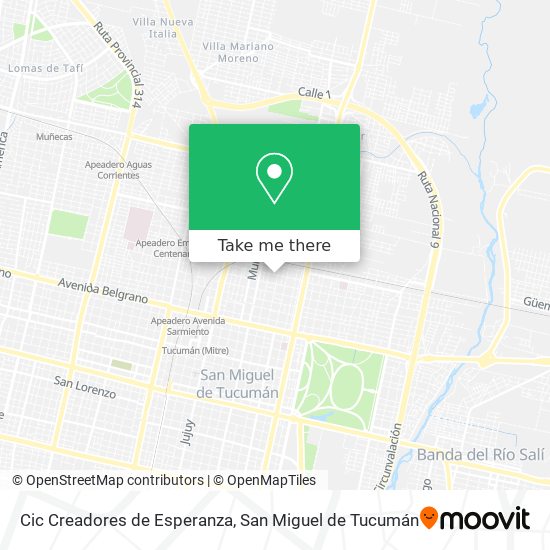 Cic Creadores de Esperanza map