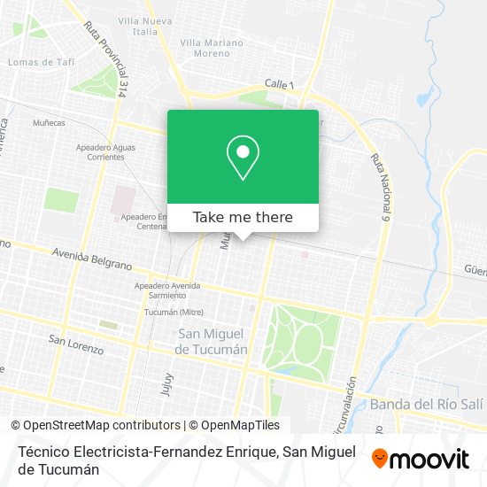 Mapa de Técnico Electricista-Fernandez Enrique