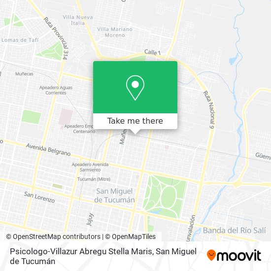 Psicologo-Villazur Abregu Stella Maris map