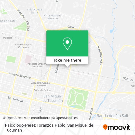 Mapa de Psicologo-Perez Toranzos Pablo