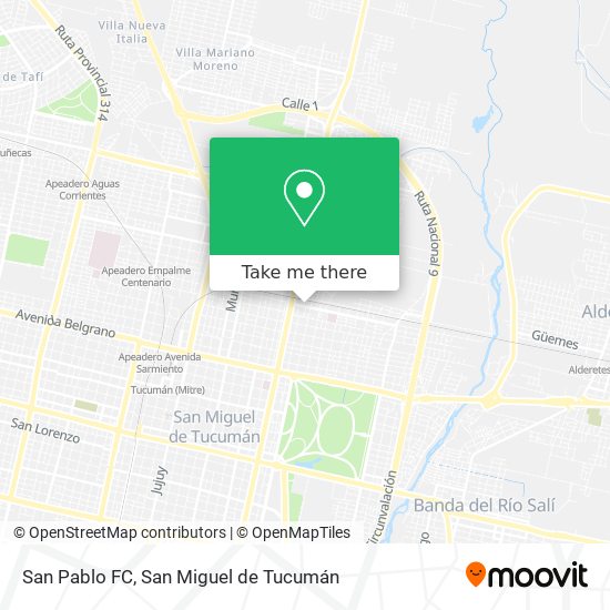San Pablo FC map
