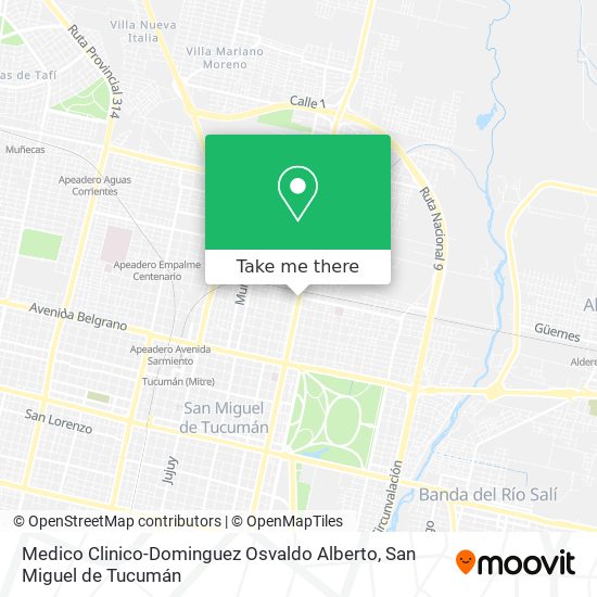 Mapa de Medico Clinico-Dominguez Osvaldo Alberto