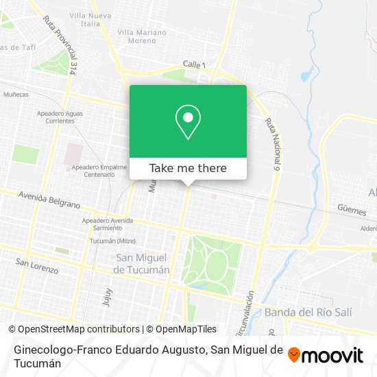 Mapa de Ginecologo-Franco Eduardo Augusto