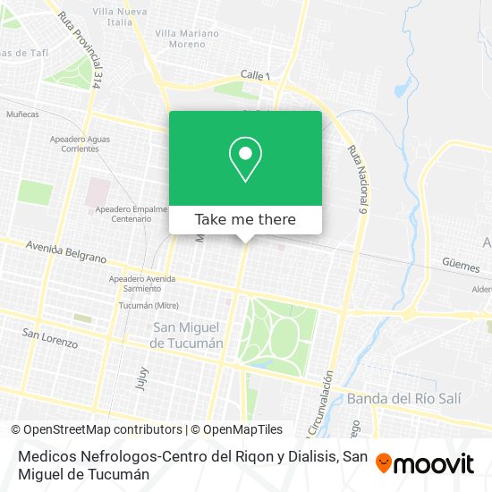 Medicos Nefrologos-Centro del Riqon y Dialisis map