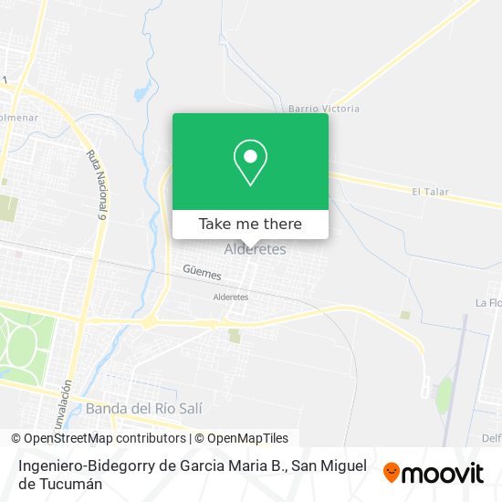 Ingeniero-Bidegorry de Garcia Maria B. map