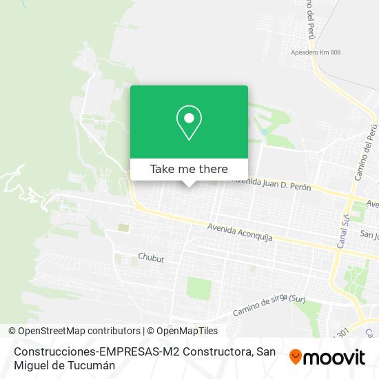Construcciones-EMPRESAS-M2 Constructora map