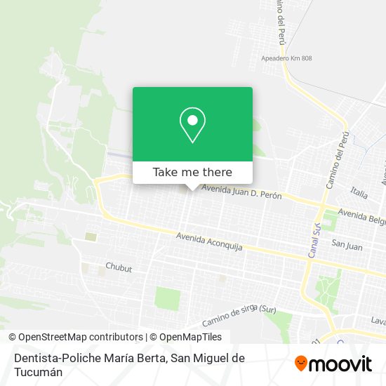 Dentista-Poliche María Berta map