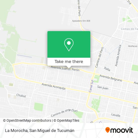 La Morocha map