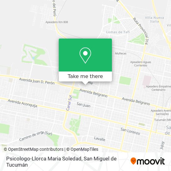 Mapa de Psicologo-Llorca Maria Soledad