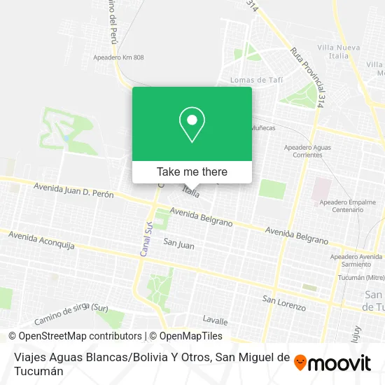 Viajes Aguas Blancas / Bolivia Y Otros map