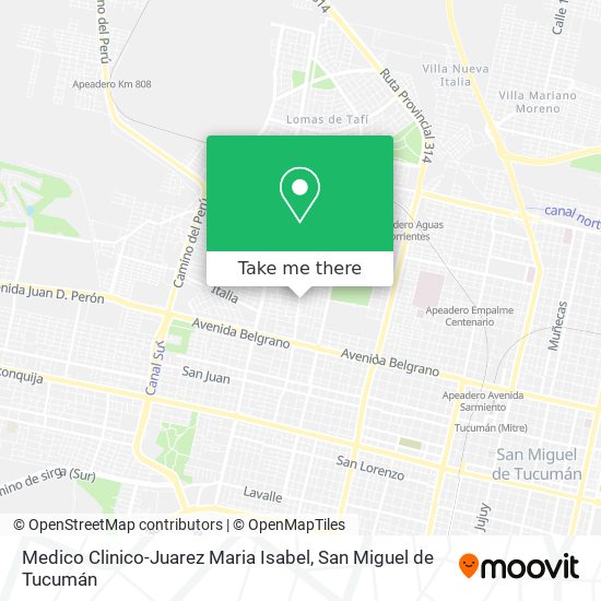 Mapa de Medico Clinico-Juarez Maria Isabel