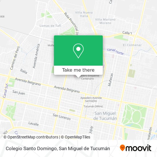 Mapa de Colegio Santo Domingo