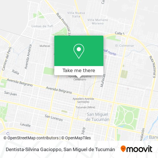 Mapa de Dentista-Silvina Gacioppo