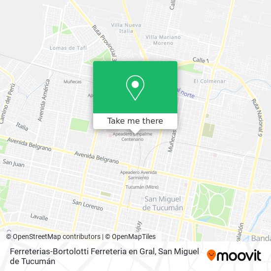 Ferreterias-Bortolotti Ferreteria en Gral map
