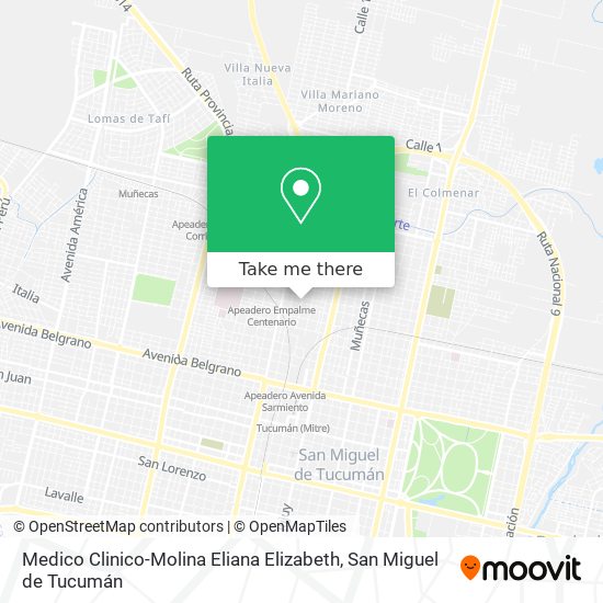 Mapa de Medico Clinico-Molina Eliana Elizabeth