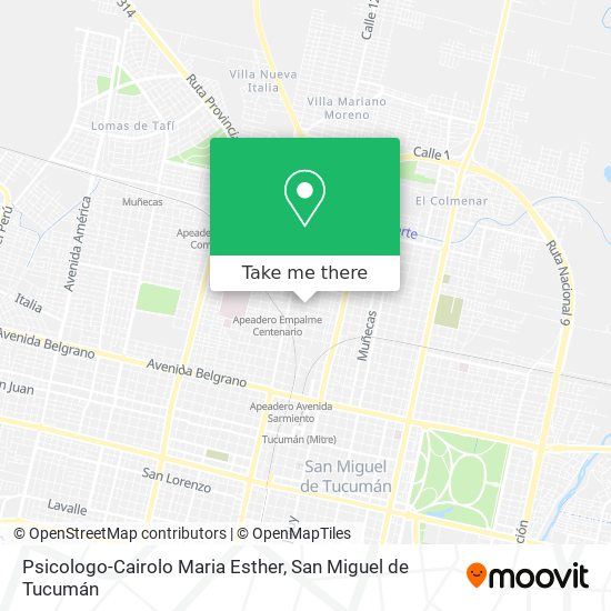 Mapa de Psicologo-Cairolo Maria Esther