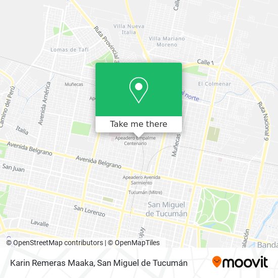 Mapa de Karin Remeras Maaka