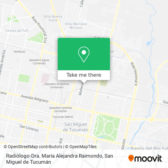 Mapa de Radiólogo-Dra. María Alejandra Raimondo
