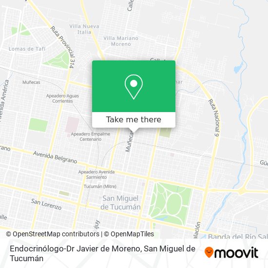 Endocrinólogo-Dr Javier de Moreno map