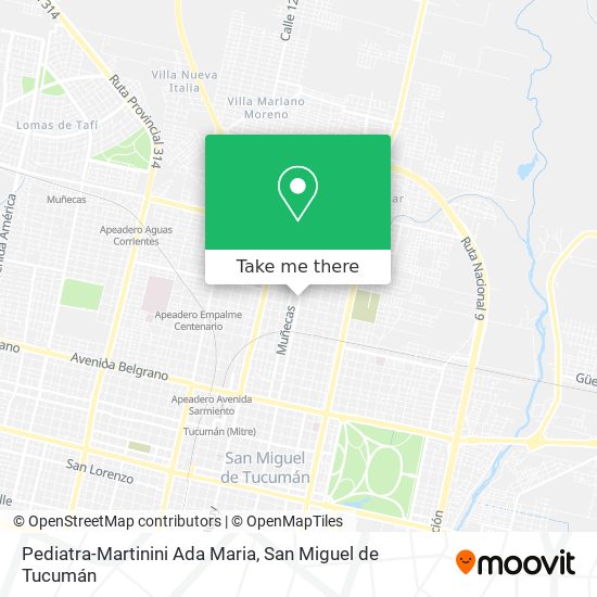 Pediatra-Martinini Ada Maria map