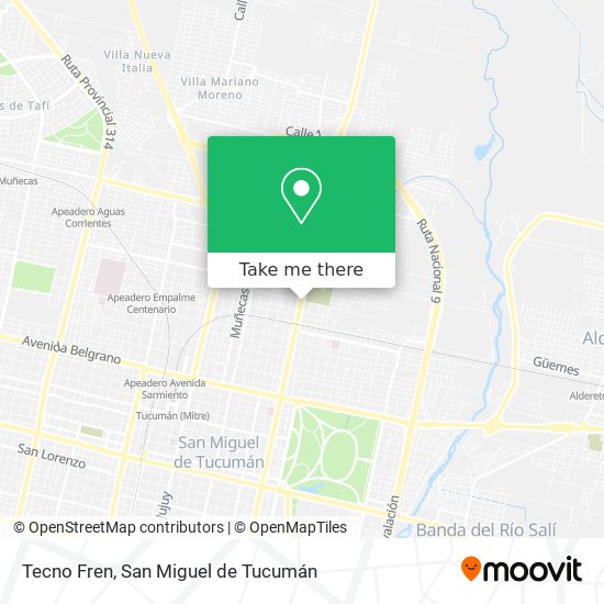 Tecno Fren map