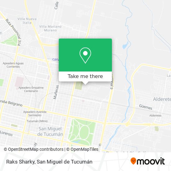 Mapa de Raks Sharky